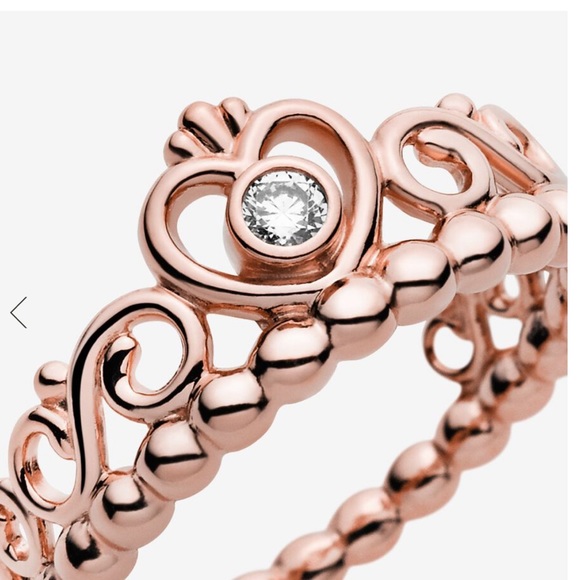 Pandora Princess Tiara Crown Ring - Picture 3 of 13